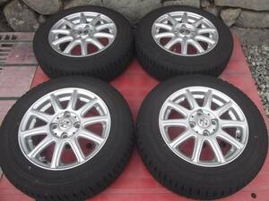 バリ山 iceGUARD IG50 BluEarth スタッドレス＆アルミ ZEPHYR PCD100-4H 165/70R14 2012年製 4本セット