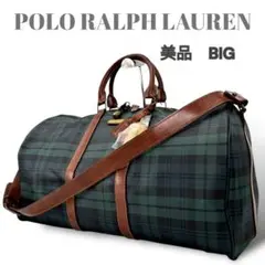 美品POLO RALPH LAUREN 2WAYショルダーバッグ　ボストン　特大