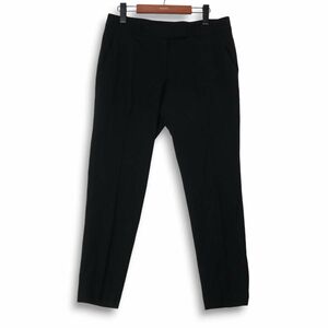 Theory luxe セオリー リュクス 秋冬★ ウール テーパード ストレッチ スラックス パンツ Sz.40 レディース 黒　E4B00703_A#Q