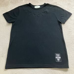 TMT ティーエムティー エンボスプリント Tシャツ サイズL ブラック 美品