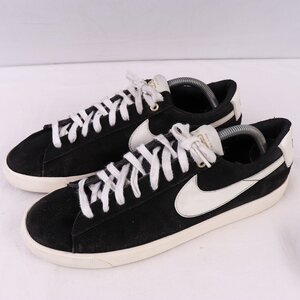 SB BLAZER LOW GT QS 27.0cm/NIKE ブレザー ロー グラント・テイラー SB ナイキ 古着 中古 黒 ブラック 白 メンズ スニーカーxx8155