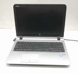 NT: HP Probook 450　G3 　Core i7-6500U 2.50GHz /メモリ：4GB/無線ノート 　ジャンク