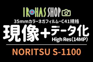 フィルム現像＋データ化(約2400万画素) NORITSU S-1100 画像データスマホ受取可能 35mm C41処理