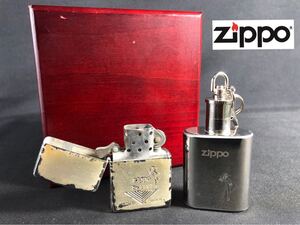 1000円〜●★着火未確認★オイルライター ZIPPO ジッポ ルミナスセット No.0067 USA シルバー 箱付き 喫煙具★okoy3378027-42★rt20511