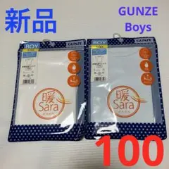 【新品】GUNZE Boys Tシャツ インナー 2枚セット 100