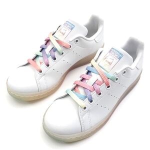 H05549 未使用品 adidas/STAN SMITH レインボー スニーカー 【サイズ：US4.5(22.5cm)】 ホワイト スタンスミス アディダス レディース