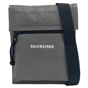 バレンシアガ BALENCIAGA 655982 1VG7X 1404 エクスプローラー ショルダーバッグ クロスボディ ダークグレー メンズ ユニセックス