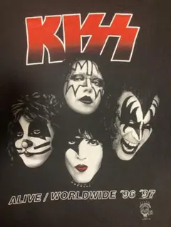 爆安　KISS キッス　ヴィンテージ　バンド　Tシャツ　90s XL 美品　黒