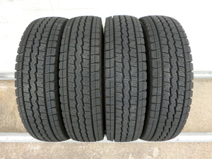  2022年製★ 145R12 6PR ★ 4本セット ★ DUNLOP ★ WINTER MAXX SV01　残溝8.5㎜　軽トラック用スタッドレス