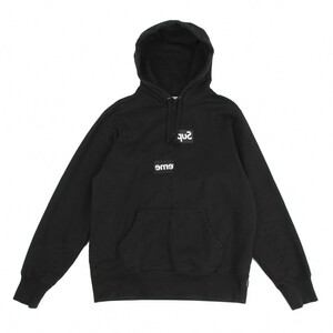 コムデギャルソン シャツ×シュプリーム Split BOX Logo パーカー 黒S