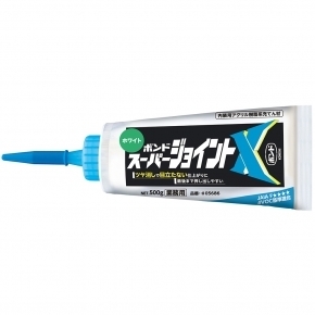 コニシ★スーパージョイントＸ★ホワイト 500g★壁紙のはがれ防止・天井&壁面のコーナー&ドア枠&窓枠まわりのコーキング・隙間&凹凸補修