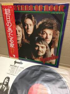 美盤LP帯付！ジョーディー Geordie / Masters Of Rock 朝日のあたる家 Toshiba EMS-80149 東芝 AC/DC GLAM 1975 JAPAN 1ST PRESS OBI MINT