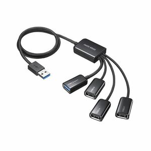 【新品】サンワサプライ USB3.2 Gen1+USB2.0 コンボハブ（4ポート） USB-3H436BK