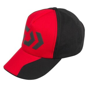 新品 Daiwa ダイワ キャップ フィッシングハット 釣り 海外モデル Trucker Cap BK×Red / 帽子 