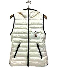 【中古】MONCLER モンクレール 　 ダウンベスト　ホワイト　GLYCO GILET　グリコ　サイズ0