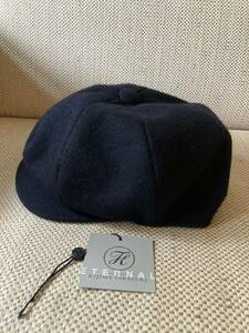 【美品】KIJIMA TAKAYUKI　WOOL MELTON CASQUETTE キジマタカユキ　キャスケット