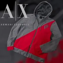 洒落者！ARMANI EXCHANGE シグネイチャー ダブルジップ パーカー