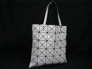 1円 BAO BAO ISSEY MIYAKE バオバオイッセイミヤケ ルーセント PVC トート ハンドバッグ ショルダー 肩掛け ホワイト系 FL0054