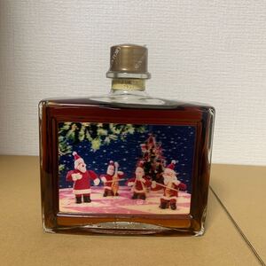 サントリーブランデー　XO DELUXE 3D クリスマス　ラベル　未開封 SUNTORY 花の万博　記念ボトル