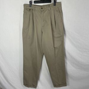 DOCKERS 2タックコットンパンツ　古着　32×34 ベージュ　