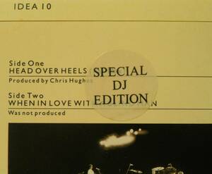 レア！　SPECIAL DJ EDITION　(PROMO)　HEAD OVER HEELS　TEARS FOR FEARS　UK　MERCURY　IDEDJ 10　英国　UK OROGINAL　中古7inch Single