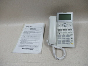 Ω ZQ2 8167※保証有 13年製 IP-24N-ST101A (W) ナカヨ 24ボタン 漢字表示対応SIP電話機 Ver.10.54 取説付・祝!10000取引突破!!