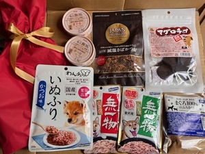 ●8種×2袋セット♪お魚好きな愛犬へのギフトセット♪ 国産おやつ、レトルト、ふりかけ等