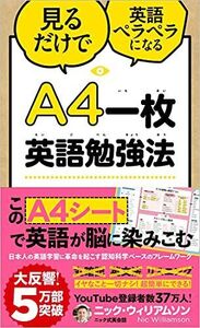 [A11614442]A4一枚英語勉強法 見るだけで英語ペラペラになる