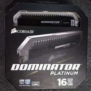 【ほぼ未使用】DDR4メモリ 16GB(4GB4枚組) Corsair DOMINATOR PLATINUM CMD16GX4M4B2133C10 [DDR4-2133 PC4-17000]