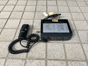 横浜市発 パトライト サイレンアンプ PATLITE 電子サイレンアンプ SAP-500FBVK マイク SDM-04 中古動作品