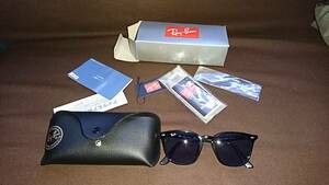 rayーban レイバン サングラス 0RB4258F 601/80 2N 52 150 黒 フレーム ブルー系 レンズ クリア 