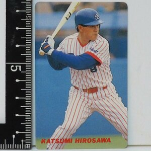 91年 カルビー プロ野球カード No.48【広沢 克己 内野手 ヤクルト スワローズ 】平成3年 1991年 当時物 Calbeeおまけ食玩BASEBALL【中古】