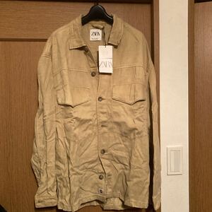 【新品】　ZARA ザラ　ワークシャツ　定価7990