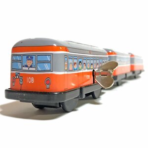 ★三幸製作所 ゼンマイ式　箱根登山列車　3両連結　Wind Up Hakone Tozan Railway★BCTT148-1