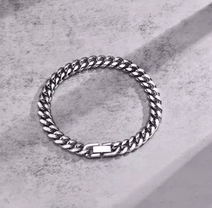 ブレスレット　メンズ　シルバー　銀　チェーン　オシャレ　 bracelet silver chain シンプル