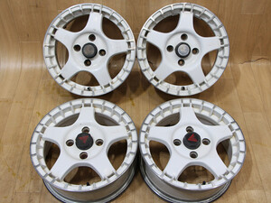 B459 旧車 希少 ADVAN ART アドバン ラリー 15X6J+45 PCD114.3 JDM USDM インテグラ DC2 EK9 DB8 ランエボ3 WIRA 当時物 手渡し可能 山梨県