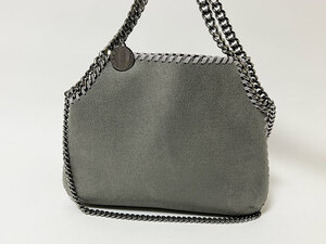 送料無料 STELLA McCARTNEY ステラマッカートニー ファラベラ ミディアム ショルダーバッグ グレー 700110 W8719 超美品