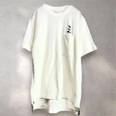 【美品】マウンテンリサーチ　tシャツ　白　半袖　コットン100% ワンポイント