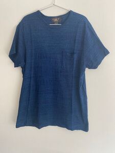 RRL インディゴ　ポケットTシャツ　Mサイズ デニム　スウェット　シャツ