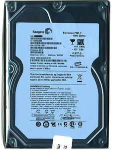 SEAGATE製HDD ST31000340AS 1TB SATA300 7200 [管理:20343686]