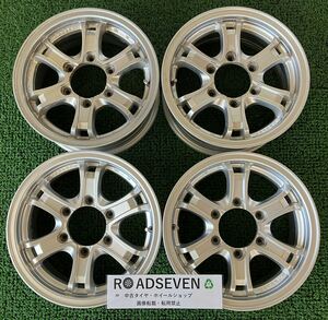 ★Weds ウェッズ KEELER キーラー ハイエース等に 15インチ 15×6J +33 PCD139.7 6H 4本Set アルミホイール 中古 ★ガリ傷多数★送料無料