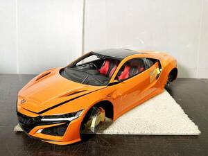 ◎★ジャンク扱い品 中古★HONDA ホンダ NSX プラモデル オレンジ スポーツカー ミニカー【HONDA NSX】DMJP