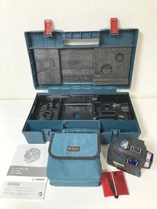 送料込み ■ BOSCH ボッシュ Professional レーザー 墨出し器 GLL 3-80 ケース付き