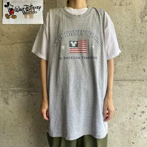 GF244B タンクトップ ヴィンテージ ディズニーワールド グレー Tシャツ