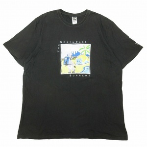 22SS シュプリーム × ザ ノースフェイス SUPREME × THE NORTH FACE Sketch S/S TEE スケッチ プリント Tシャツ 半袖 NT02203I ☆AA★