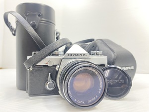 【中古現状品】動作未確認 オリンパス OM-1 一眼レフフィルムカメラ レンズセット OLYMPUS camera ○YR-17886○