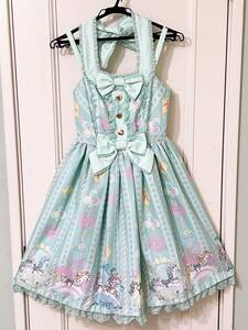 ★Angelic Pretty Milky Pony Carnivalジャンパースカート★ストライプ ポニー カーニバル 馬 メリーゴーランド