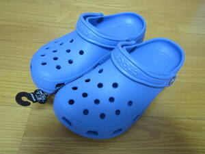 【新品 未使用 CROCS CLASSIC クロックス クラシック サイズm5-w7 23cm ブルー】