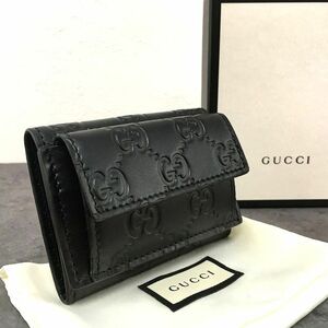 ☆送料無料☆ 未使用品 GUCCI コンパクトウォレット 547070 グッチシマ 三つ折り財布 ギフトにも！