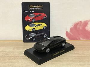 送料無料　1/64 京商 ランボルギーニ ガヤルド ブラック ミニカー KYOSHO LAMBORGHINI Gallardo BLACK スーパーカー